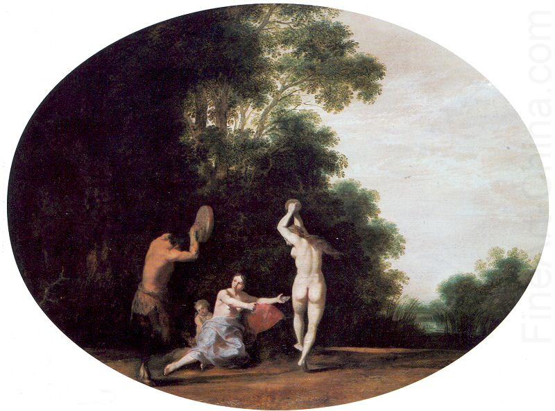 Nymphs and Satyr, POELENBURGH, Cornelis van